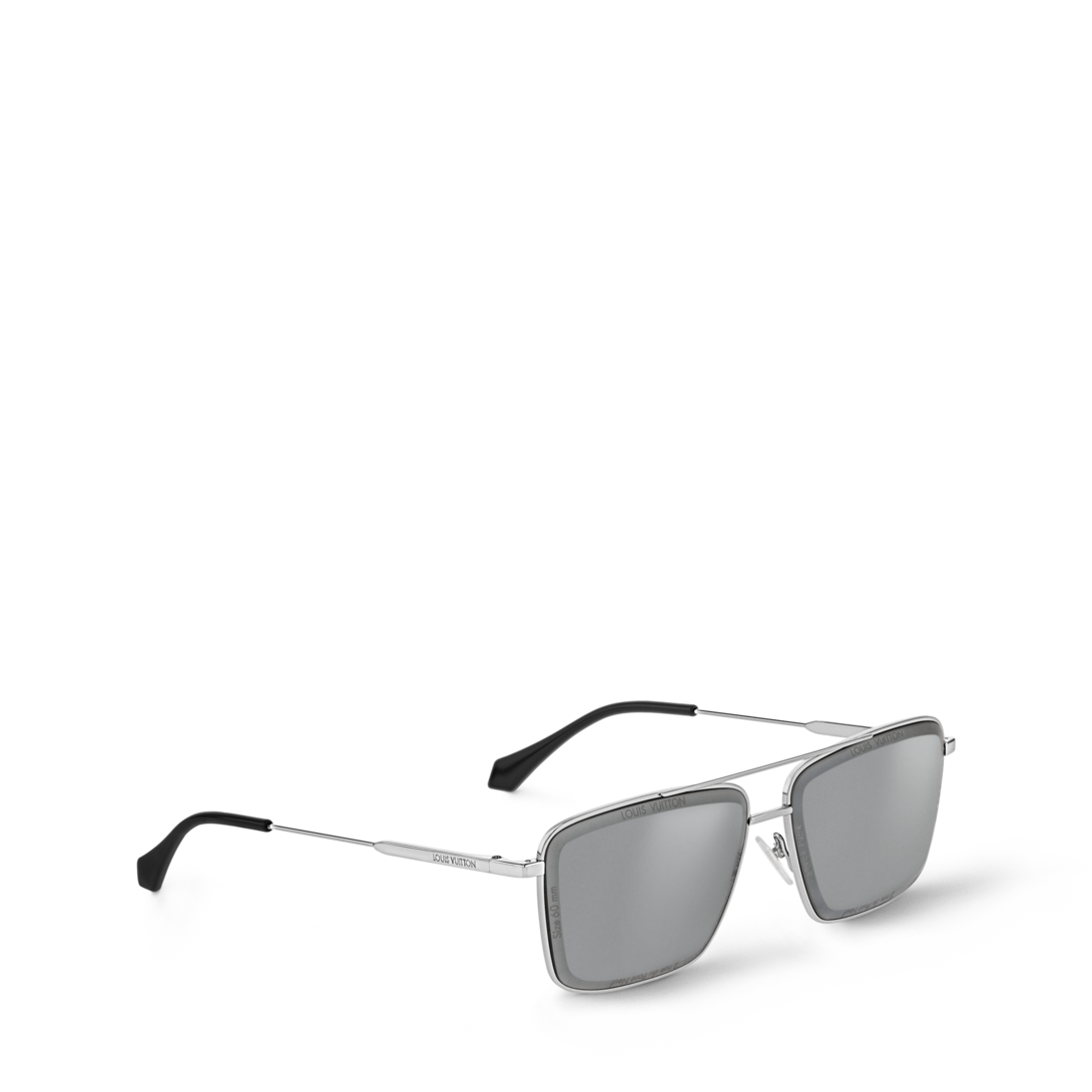 LV Super Vision Metal Square Sunglasses S00 - Men - Accessories